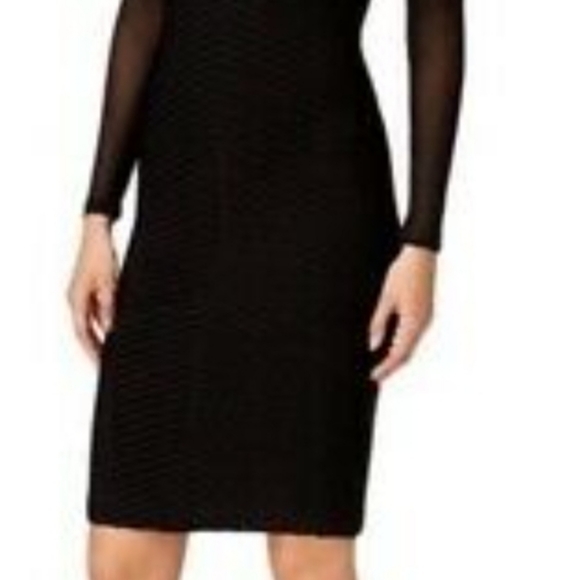 CK Black Sheath Dress NWT size 8us - Picture 8 of 13